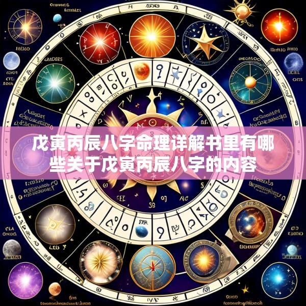戊寅丙辰八字命理详解书里有哪些关于戊寅丙辰八字的内容