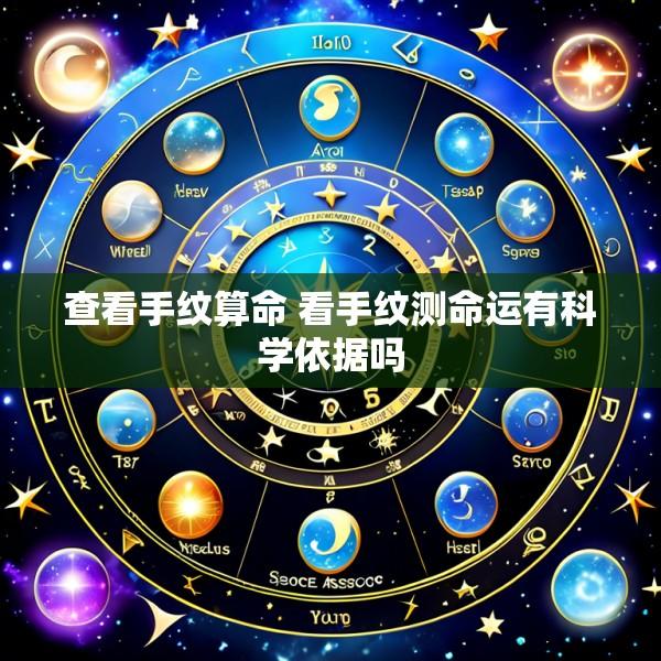 查看手纹算命 看手纹测命运有科学依据吗