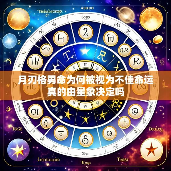 月刃格男命为何被视为不佳命运真的由星象决定吗