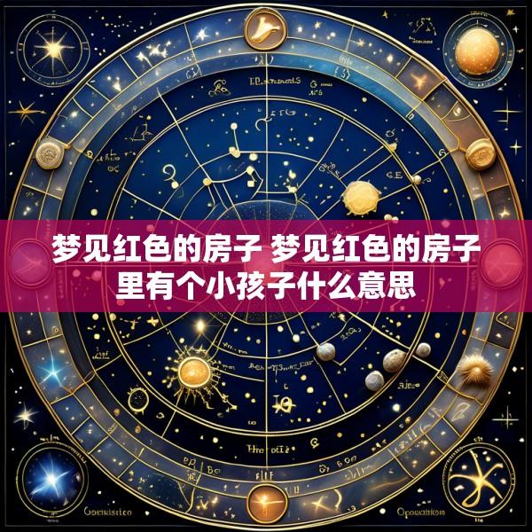梦见红色的房子 梦见红色的房子里有个小孩子什么意思