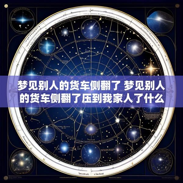 梦见别人的货车侧翻了 梦见别人的货车侧翻了压到我家人了什么意思