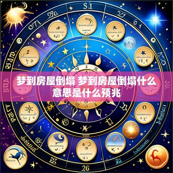 梦到房屋倒塌 梦到房屋倒塌什么意思是什么预兆