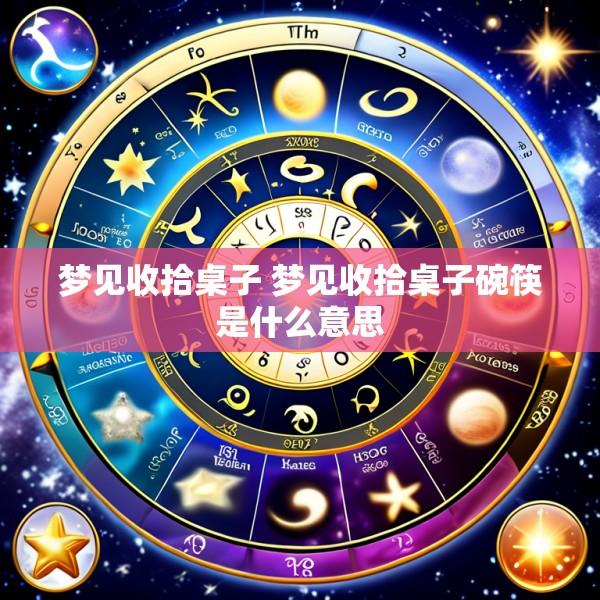 梦见收拾桌子 梦见收拾桌子碗筷是什么意思