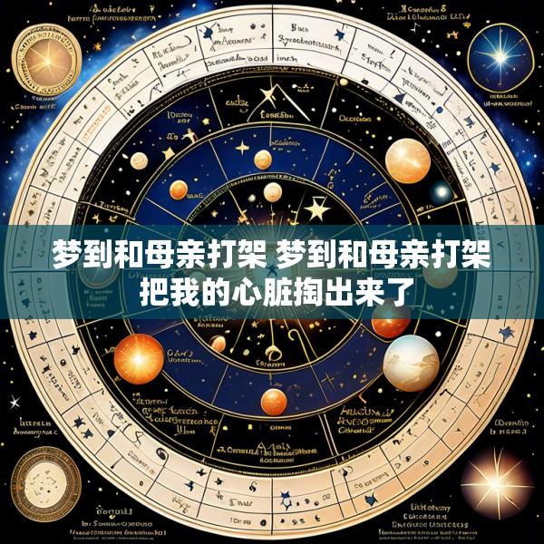 梦到和母亲打架 梦到和母亲打架 把我的心脏掏出来了
