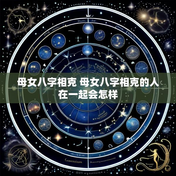 母女八字相克 母女八字相克的人在一起会怎样