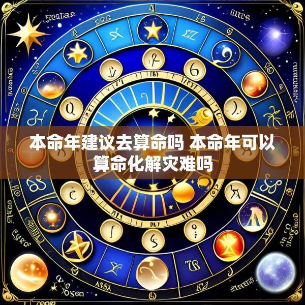 本命年建议去算命吗 本命年可以算命化解灾难吗
