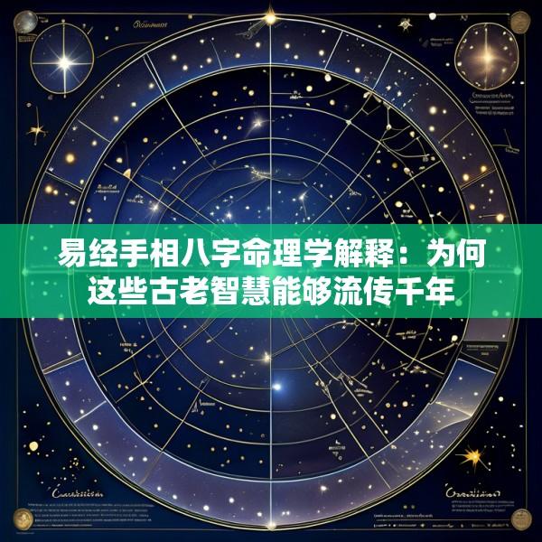 易经手相八字命理学解释：为何这些古老智慧能够流传千年
