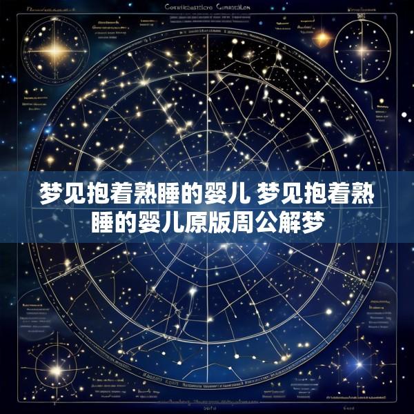 梦见抱着熟睡的婴儿 梦见抱着熟睡的婴儿原版周公解梦