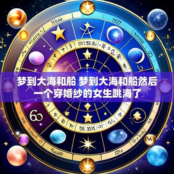 梦到大海和船 梦到大海和船然后一个穿婚纱的女生跳海了