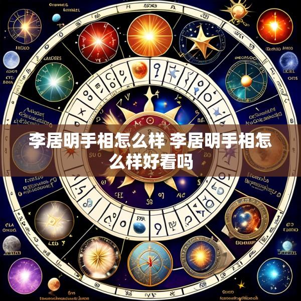 李居明手相怎么样 李居明手相怎么样好看吗