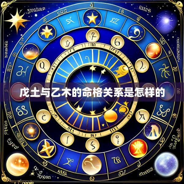 戊土与乙木的命格关系是怎样的