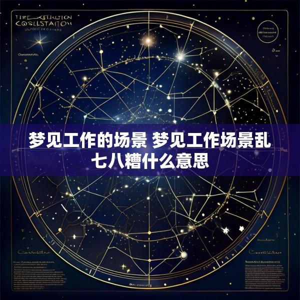 梦见工作的场景 梦见工作场景乱七八糟什么意思