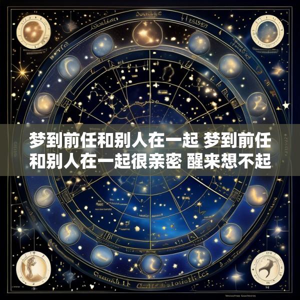 梦到前任和别人在一起 梦到前任和别人在一起很亲密 醒来想不起来她的脸