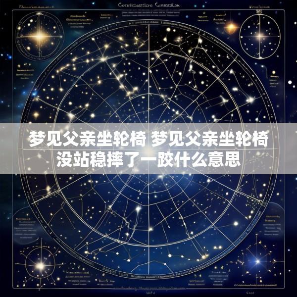 梦见父亲坐轮椅 梦见父亲坐轮椅没站稳摔了一跤什么意思