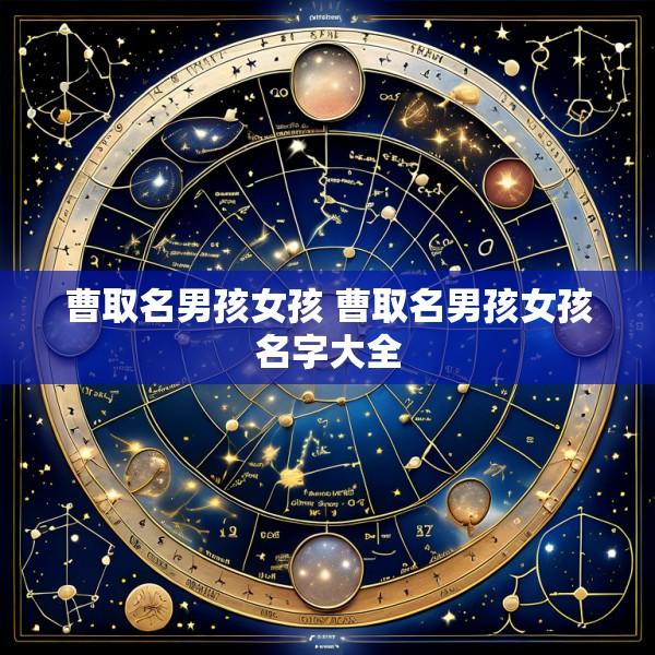 曹取名男孩女孩 曹取名男孩女孩名字大全