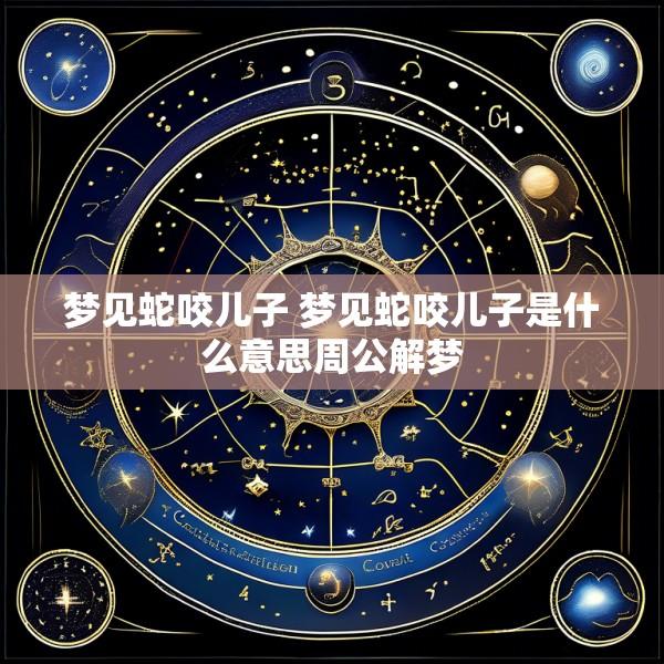 梦见蛇咬儿子 梦见蛇咬儿子是什么意思周公解梦