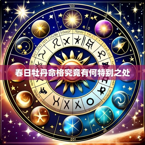 春日牡丹命格究竟有何特别之处