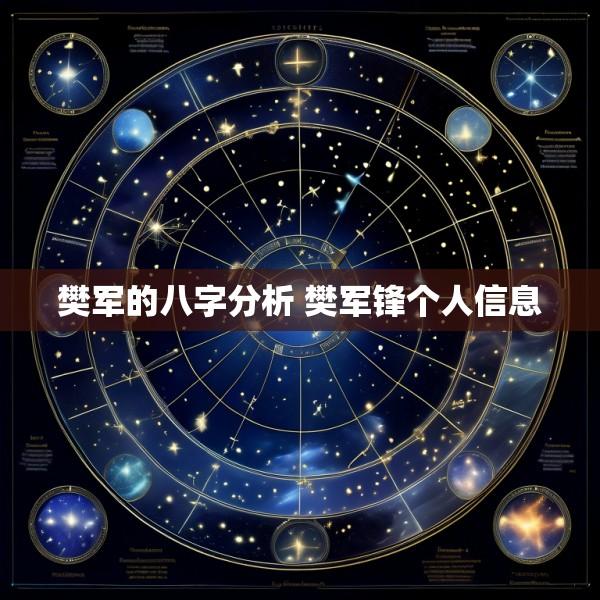 樊军的八字分析 樊军锋个人信息