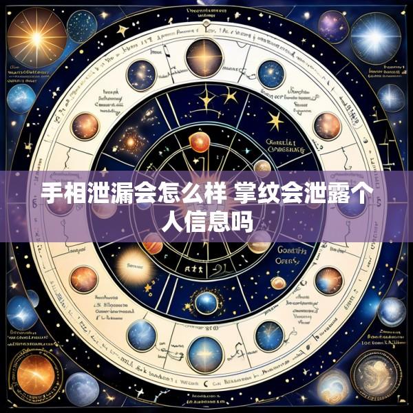 手相泄漏会怎么样 掌纹会泄露个人信息吗
