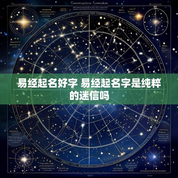 易经起名好字 易经起名字是纯粹的迷信吗