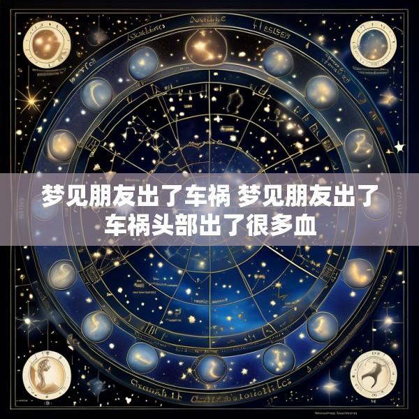 梦见朋友出了车祸 梦见朋友出了车祸头部出了很多血