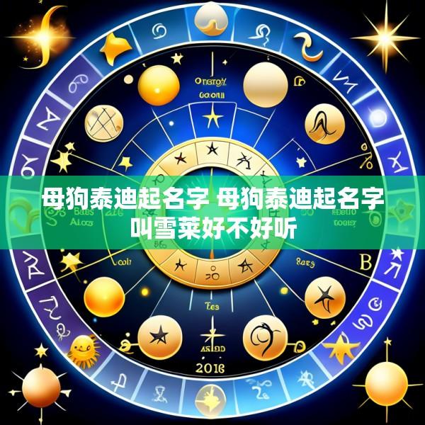 母狗泰迪起名字 母狗泰迪起名字叫雪莱好不好听