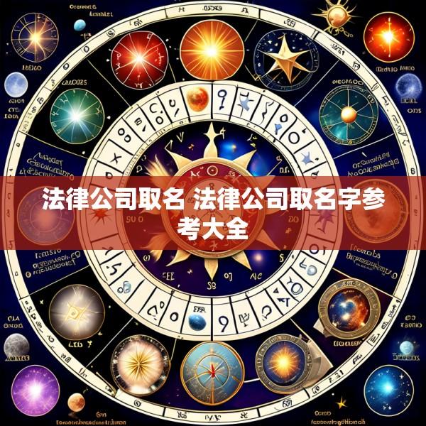 法律公司取名 法律公司取名字参考大全