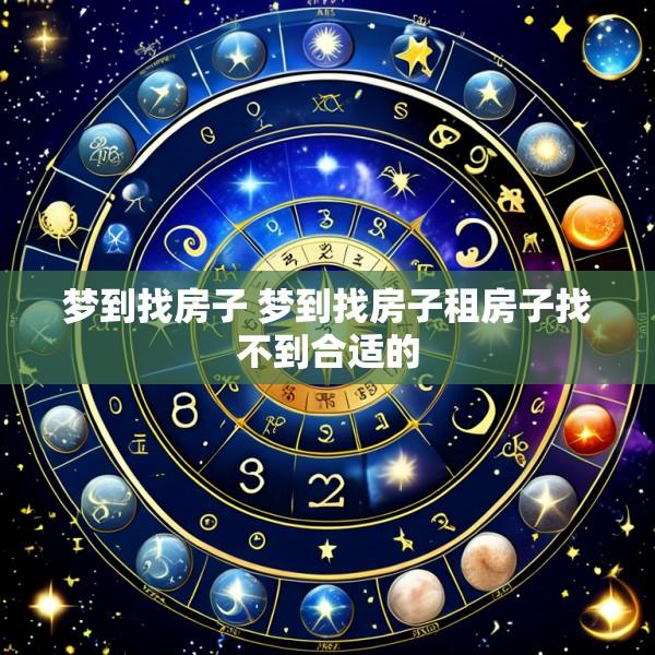 梦到找房子 梦到找房子租房子找不到合适的