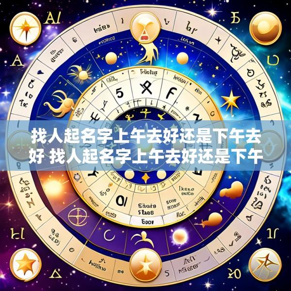 找人起名字上午去好还是下午去好 找人起名字上午去好还是下午去好一点