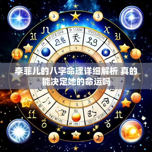 李菲儿的八字命理详细解析 真的能决定她的命运吗
