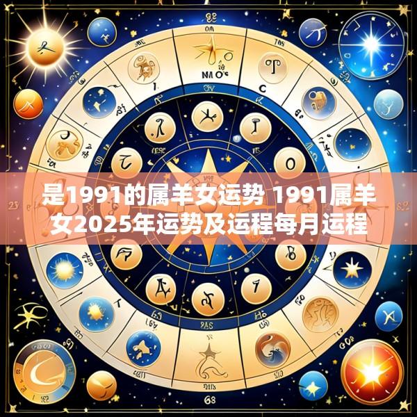 是1991的属羊女运势 1991属羊女2025年运势及运程每月运程