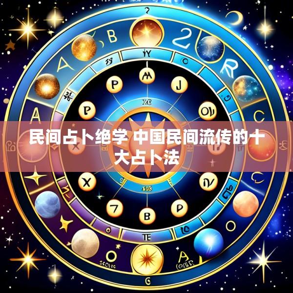 民间占卜绝学 中国民间流传的十大占卜法
