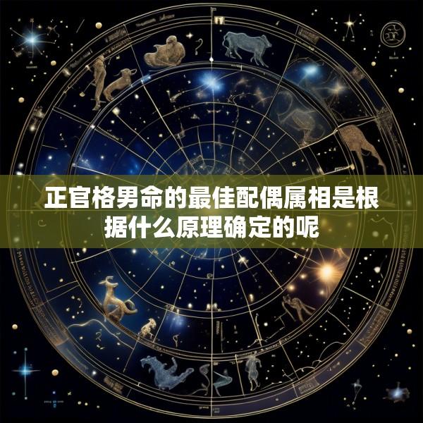 正官格男命的最佳配偶属相是根据什么原理确定的呢