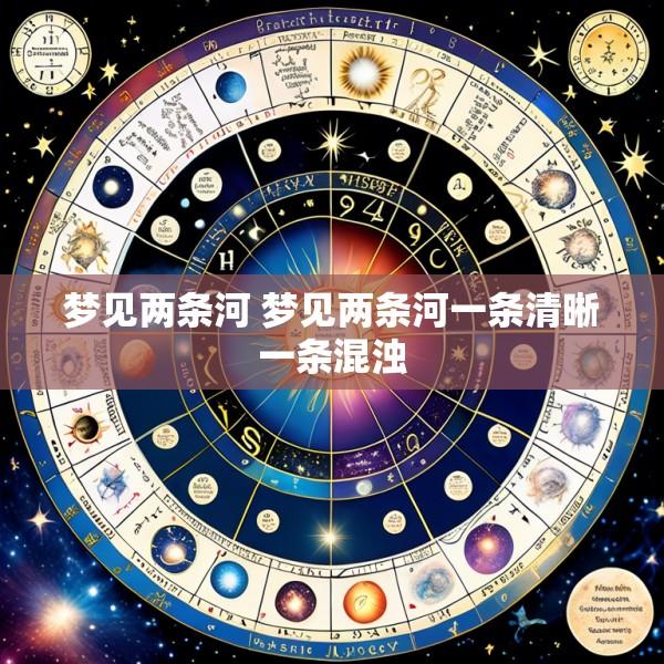 梦见两条河 梦见两条河一条清晰一条混浊