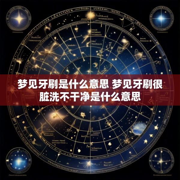 梦见牙刷是什么意思 梦见牙刷很脏洗不干净是什么意思