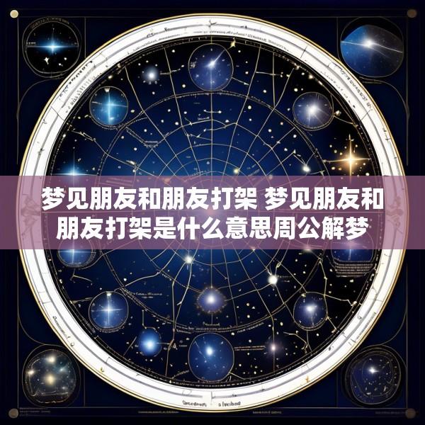 梦见朋友和朋友打架 梦见朋友和朋友打架是什么意思周公解梦