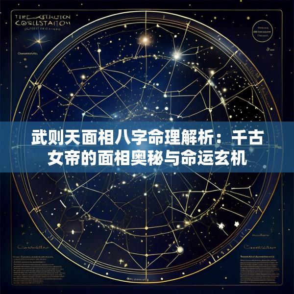 武则天面相八字命理解析:千古女帝的面相奥秘与命运玄机