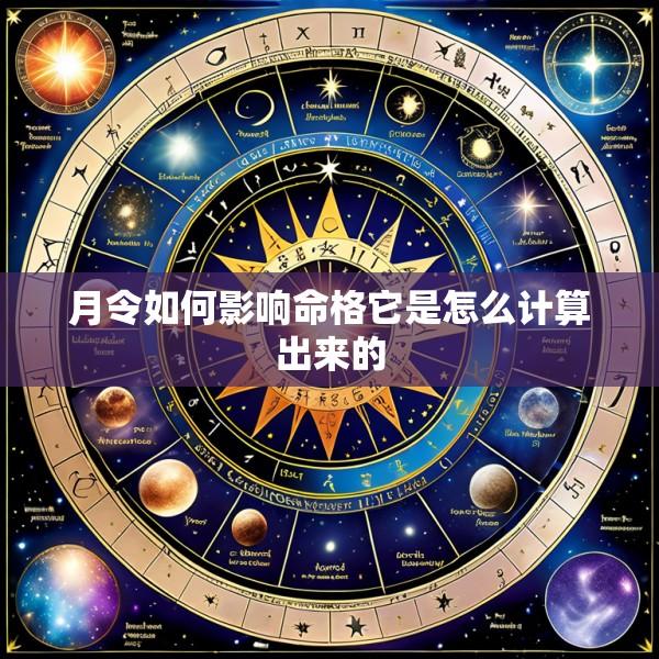 月令如何影响命格它是怎么计算出来的