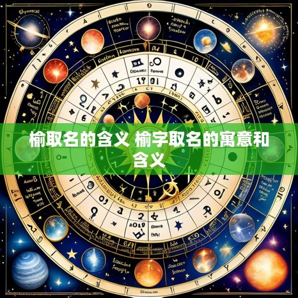榆取名的含义 榆字取名的寓意和含义