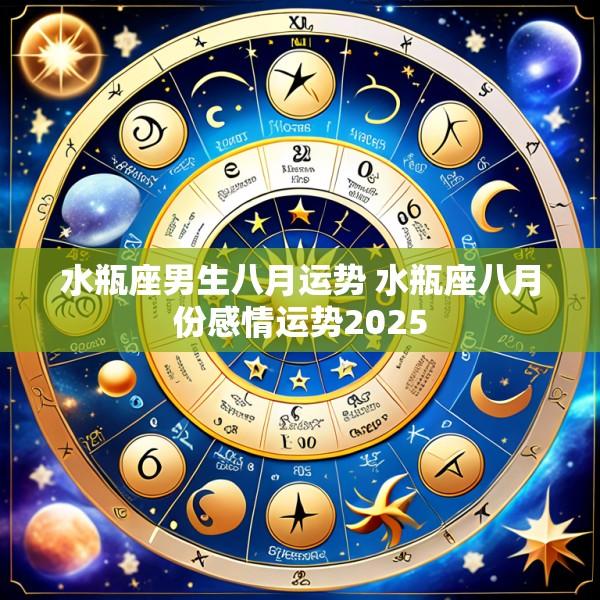 水瓶座男生八月运势 水瓶座八月份感情运势2025