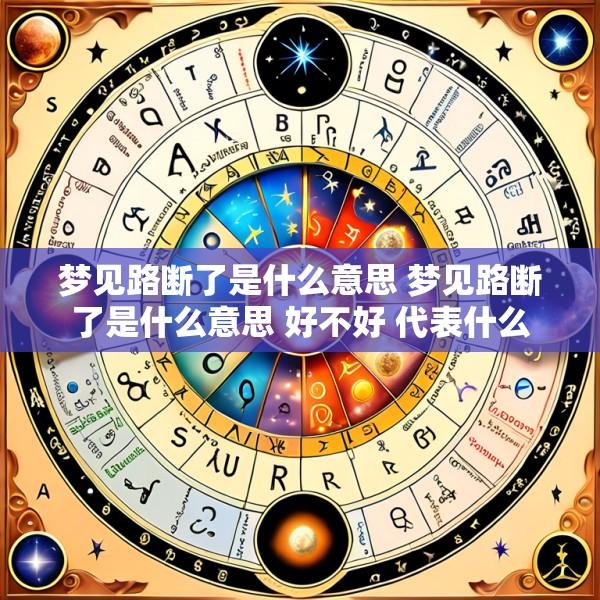 梦见路断了是什么意思 梦见路断了是什么意思 好不好 代表什么