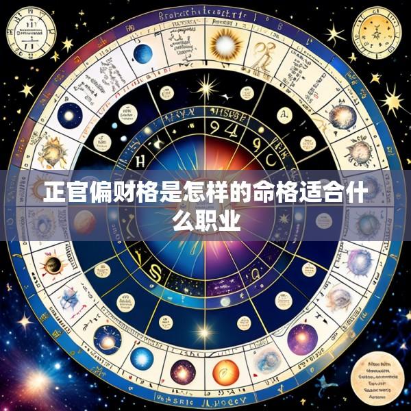 正官偏财格是怎样的命格适合什么职业
