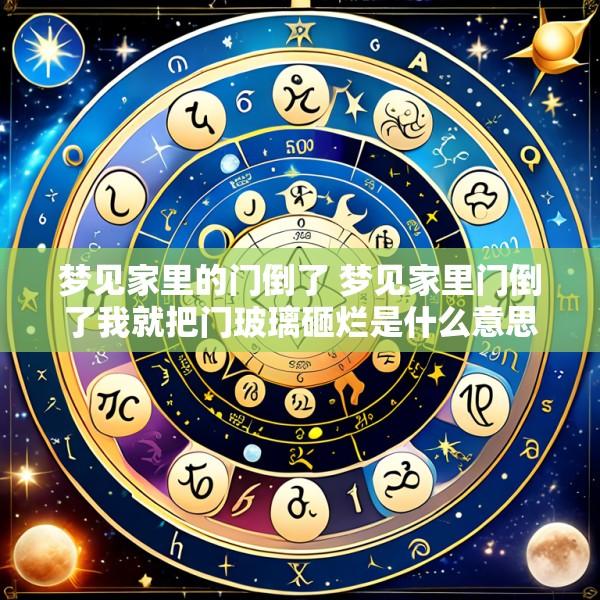 梦见家里的门倒了 梦见家里门倒了我就把门玻璃砸烂是什么意思