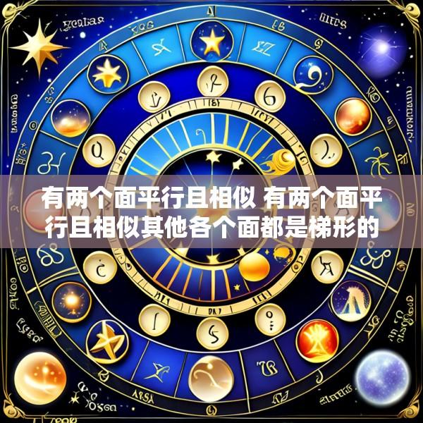 有两个面平行且相似 有两个面平行且相似其他各个面都是梯形的多面体是棱台