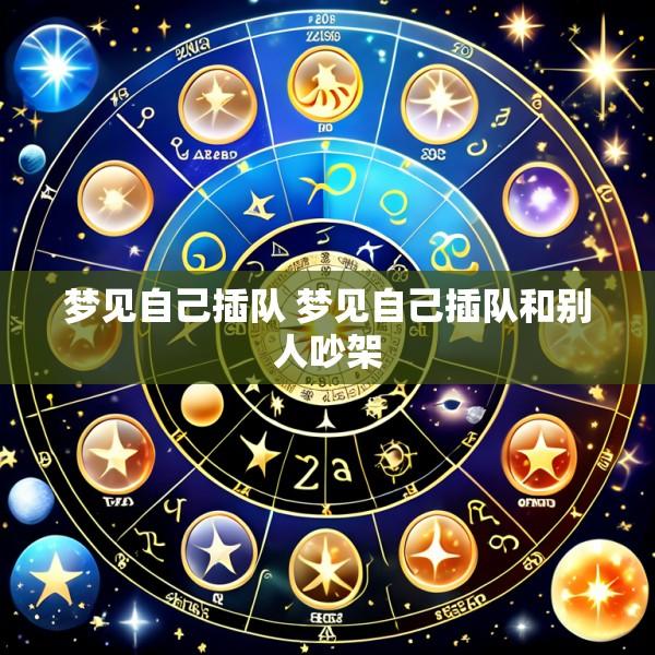梦见自己插队 梦见自己插队和别人吵架