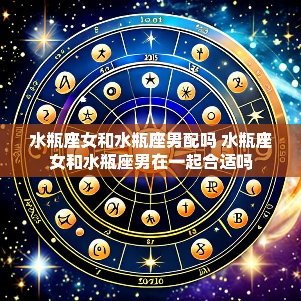 水瓶座女和水瓶座男配吗 水瓶座女和水瓶座男在一起合适吗