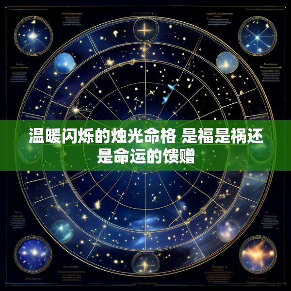 温暖闪烁的烛光命格 是福是祸还是命运的馈赠