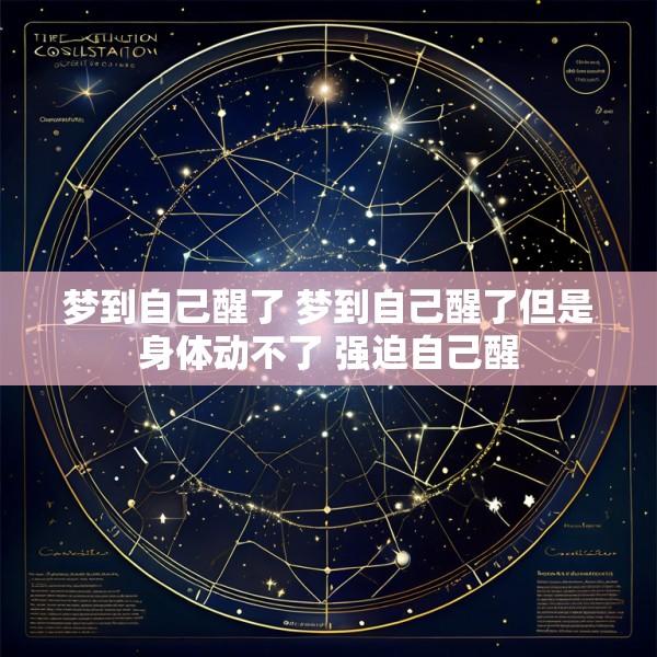 梦到自己醒了 梦到自己醒了但是身体动不了 强迫自己醒