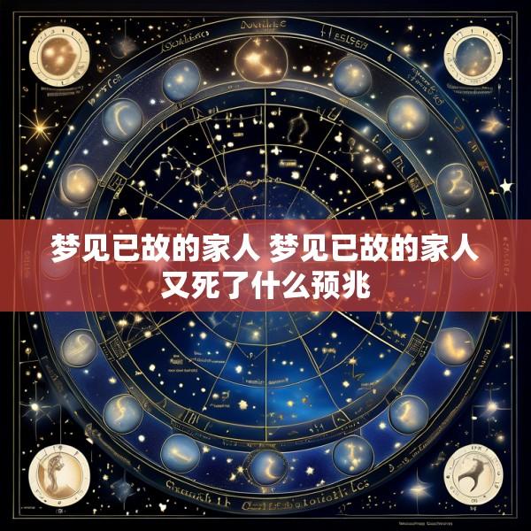 梦见已故的家人 梦见已故的家人又死了什么预兆