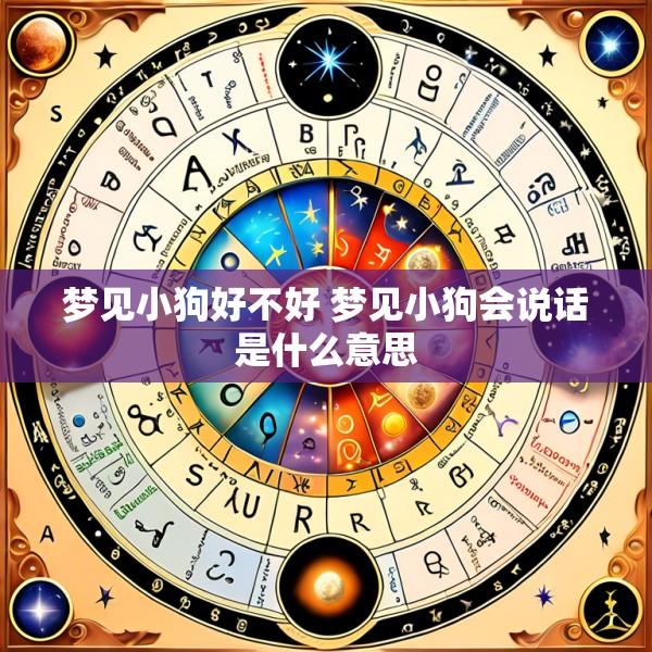 梦见小狗好不好 梦见小狗会说话是什么意思